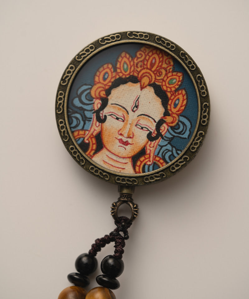 White Tara Ghau Thangka