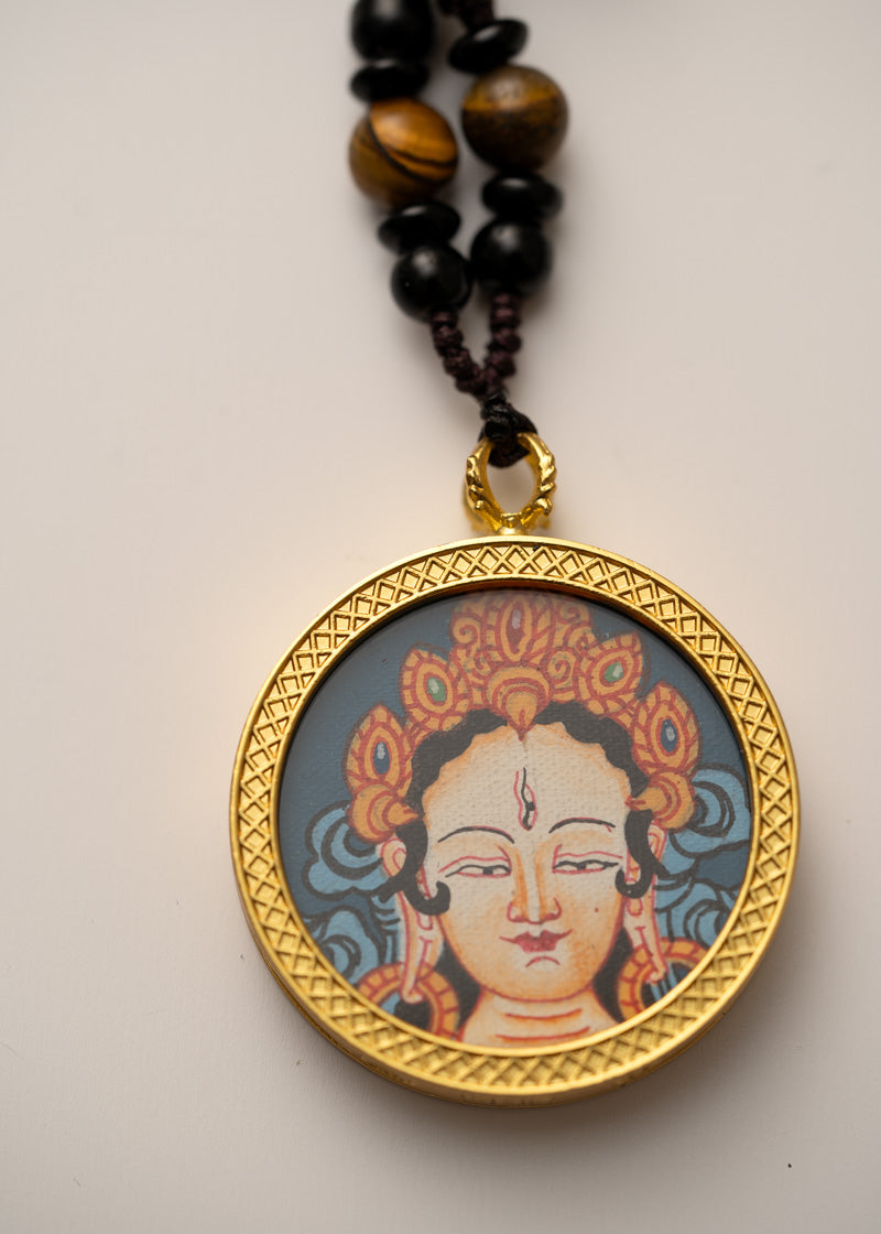 White Tara Ghau Thangka