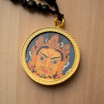 Zambala Ghau Thangka Locket - Wealth Deity
