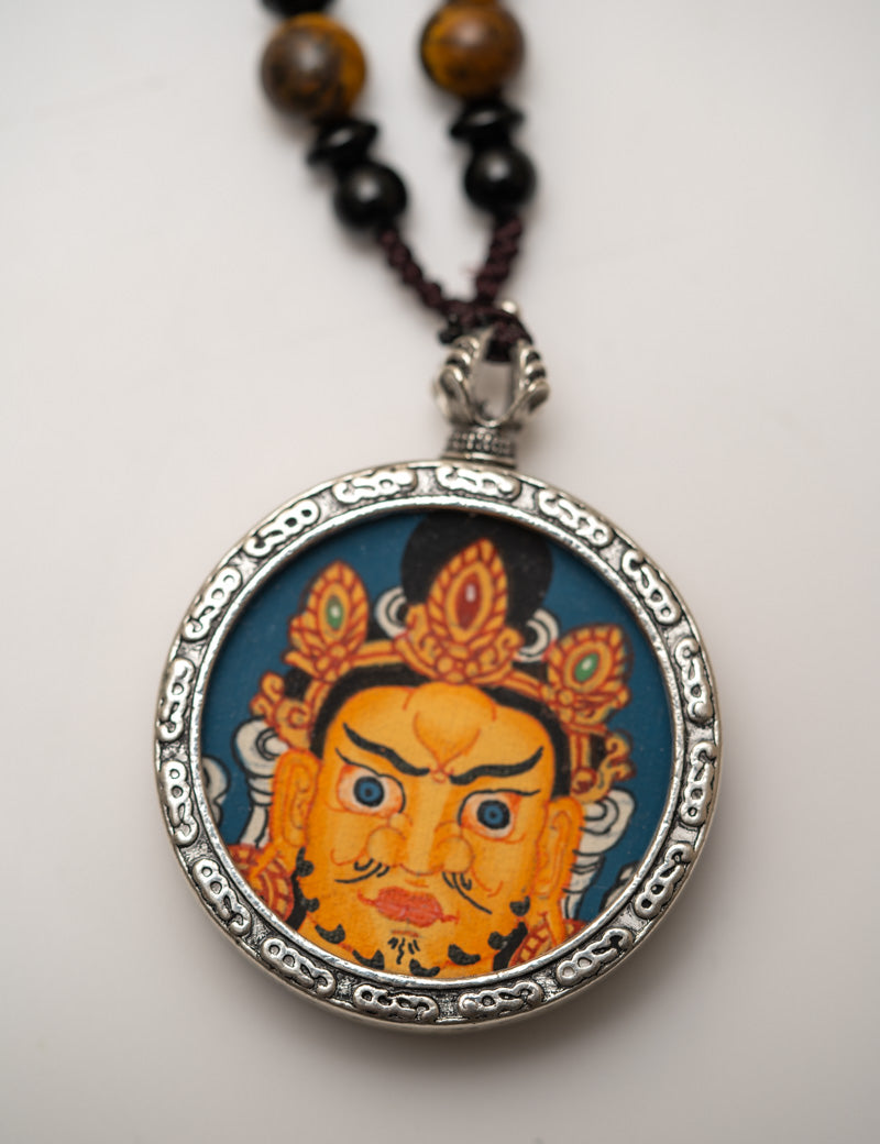 Zambala Thangka Round Locket