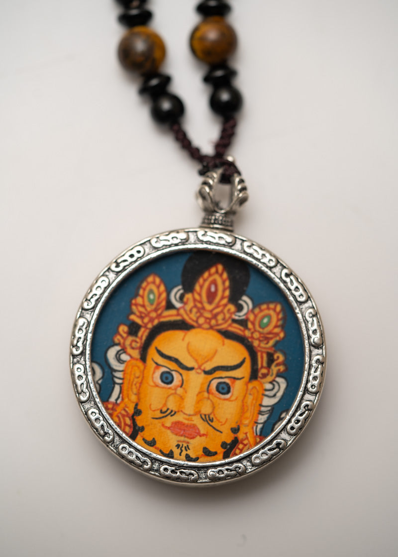 Zambala Thangka Round Locket
