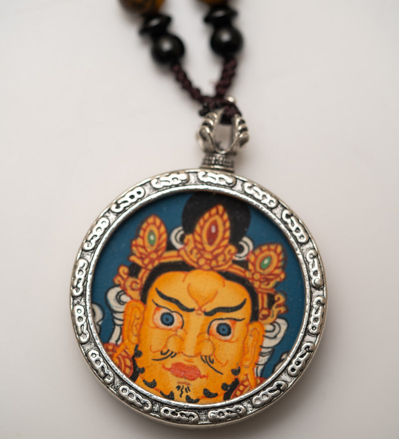 Zambala Thangka Round Locket