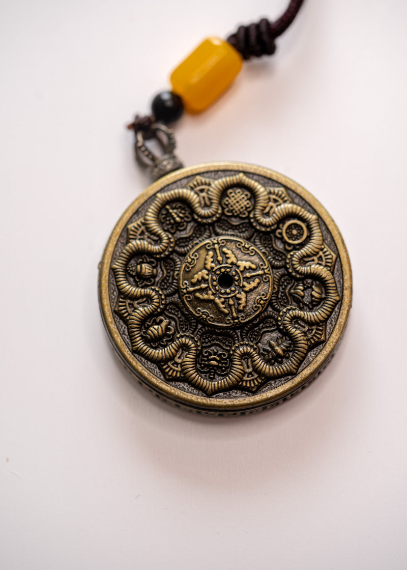 Treasure Vase Ghau Thangka Locket