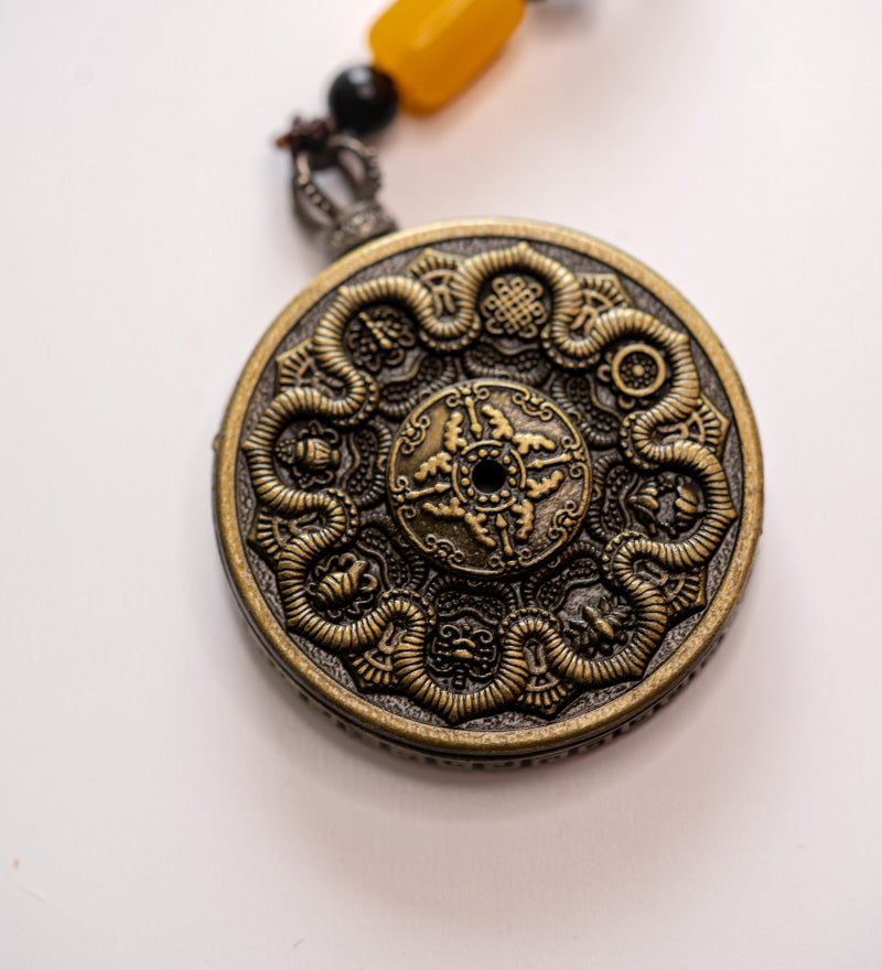 Treasure Vase Ghau Thangka Locket