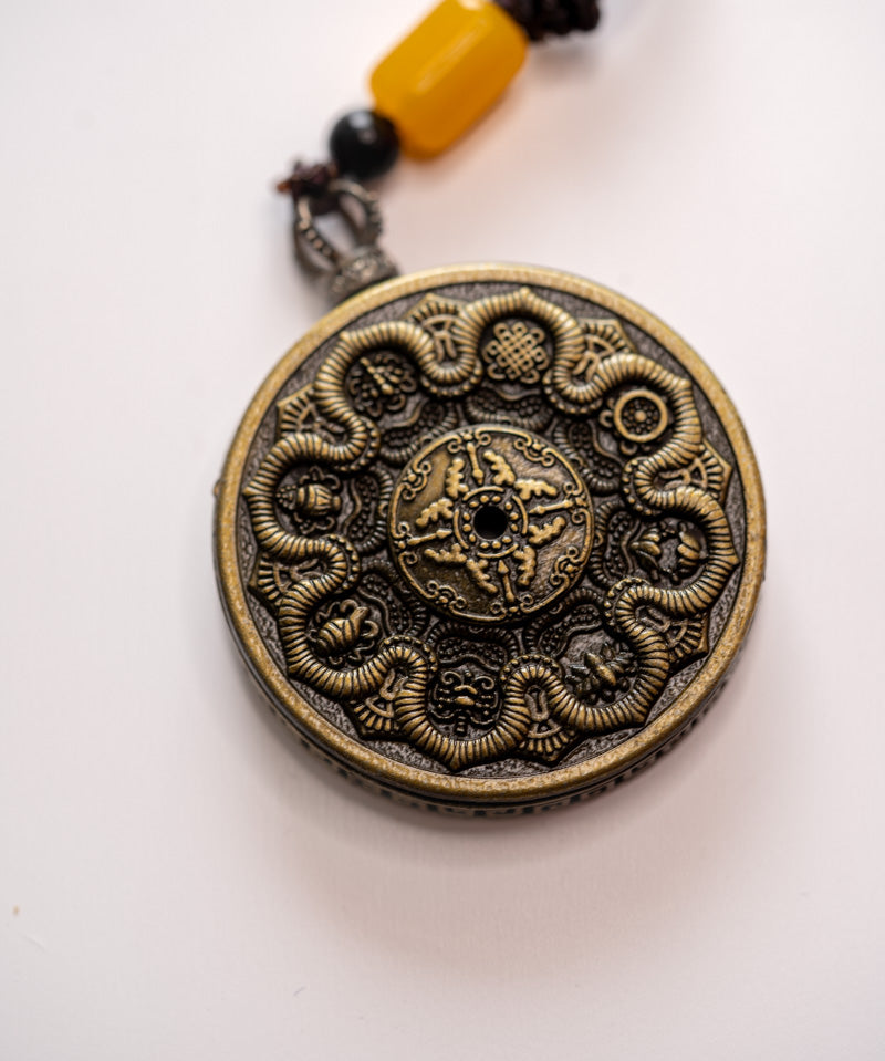 Treasure Vase Ghau Thangka Locket
