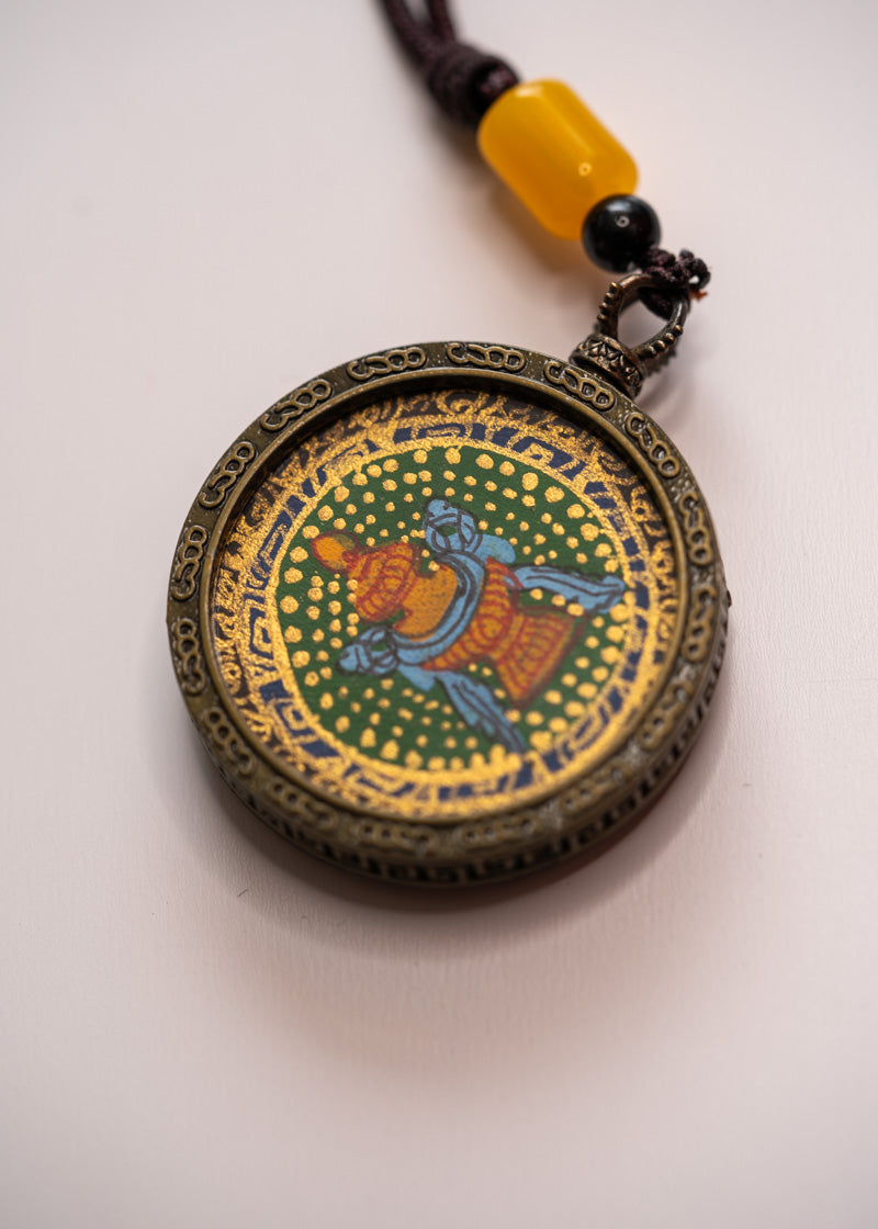 Treasure Vase Ghau Thangka Locket