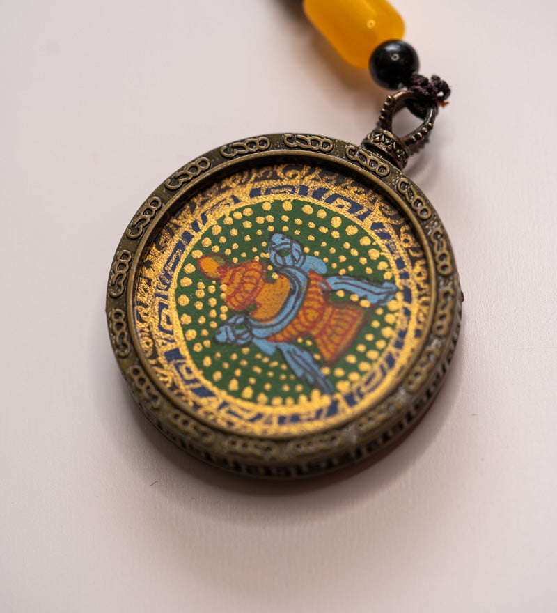 Treasure Vase Ghau Thangka Locket