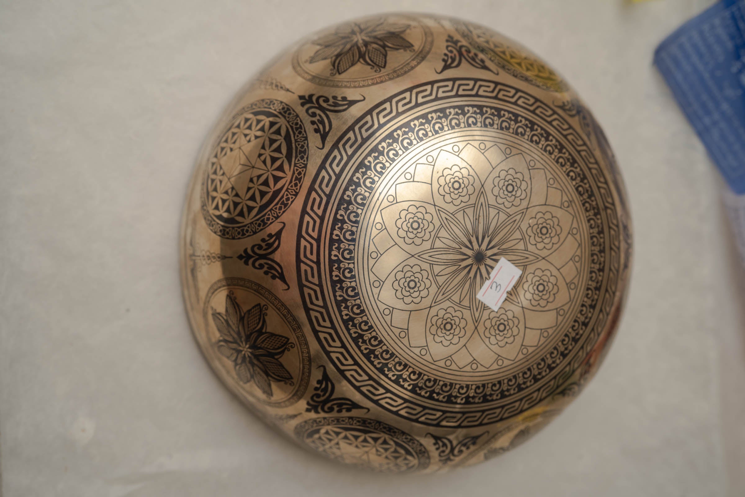 Hindu Ganesh Singing Bowl with Mantra for Good luck & new beginning