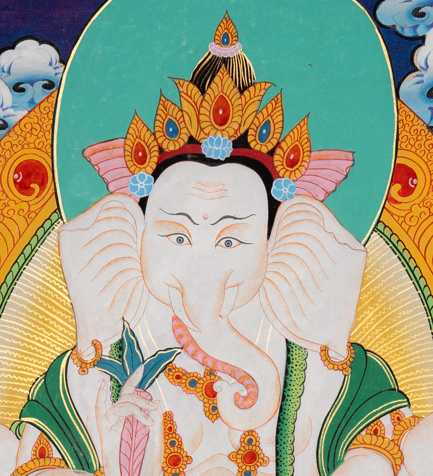 Ganesh Thangka - Sacred Art