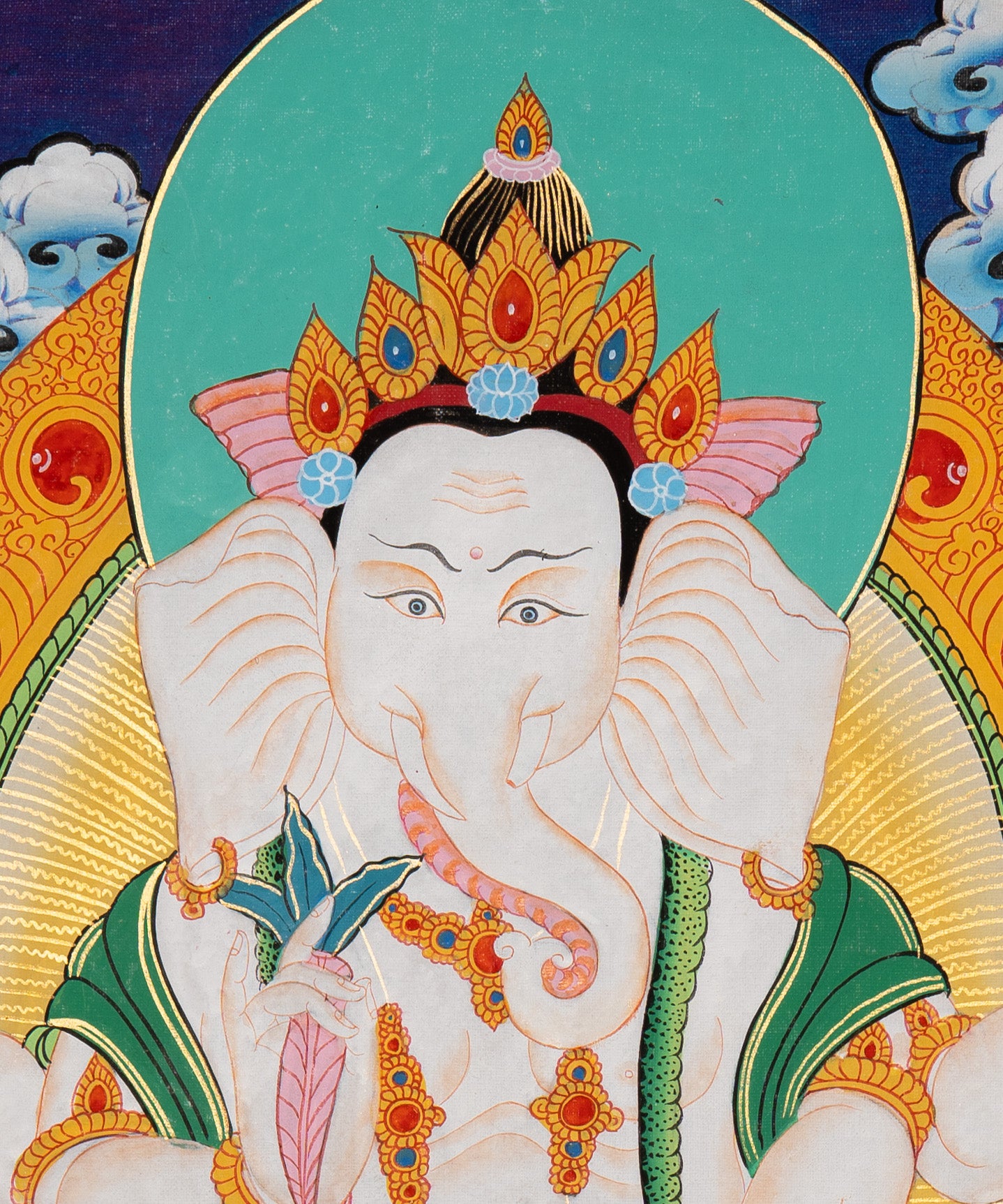 Ganesh Thangka - Sacred Art