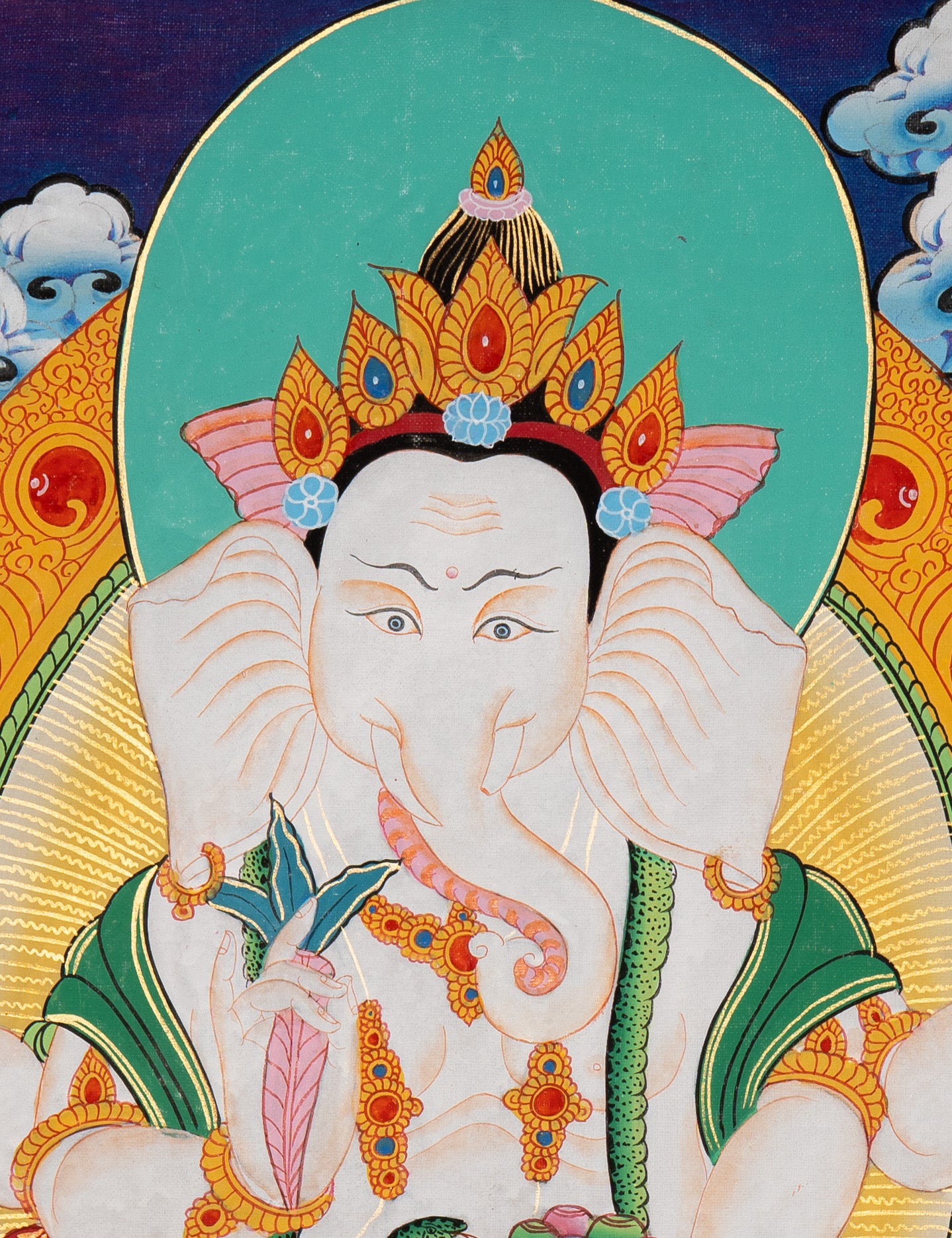 Ganesh Thangka - Sacred Art