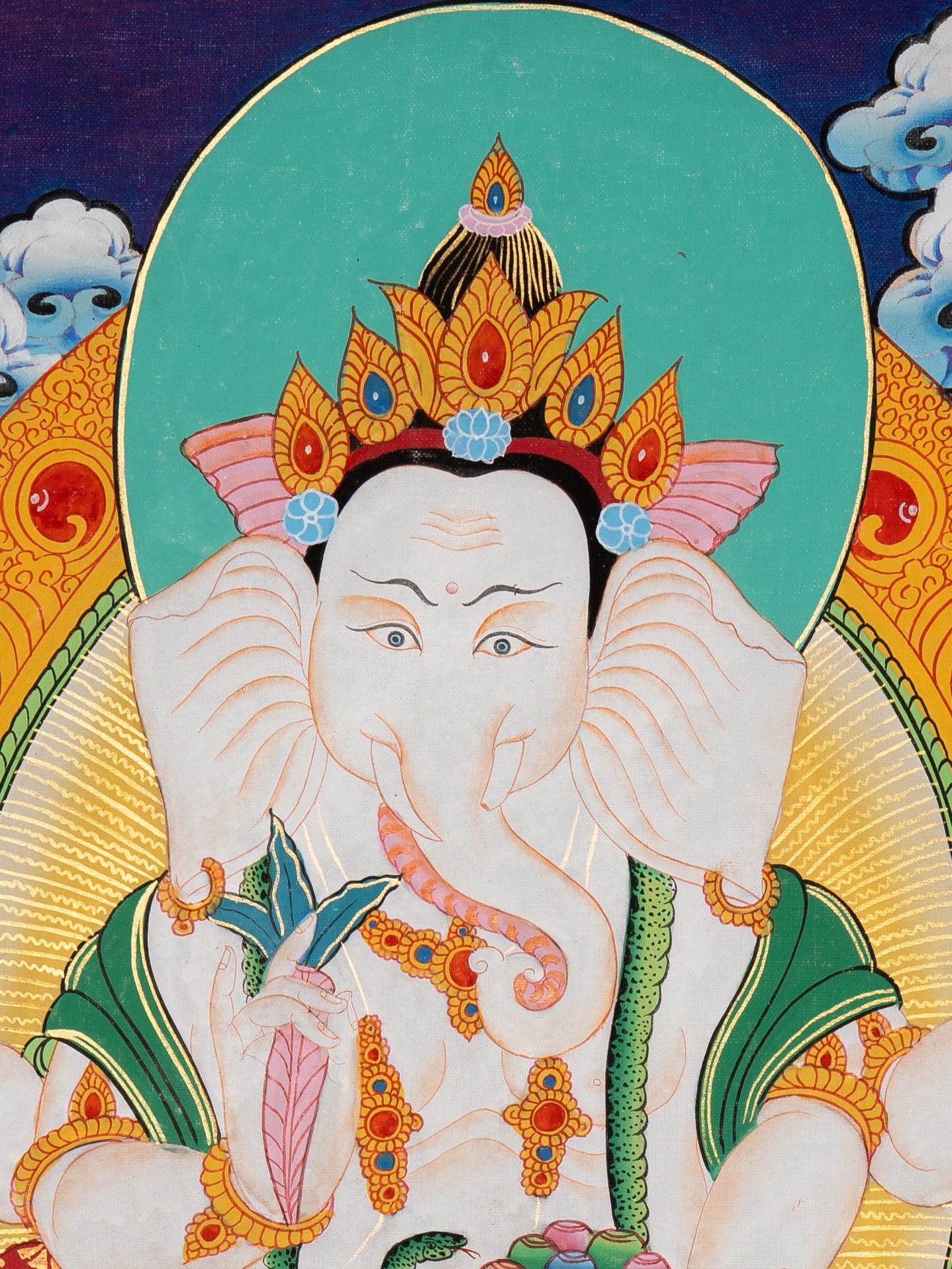 Ganesh Thangka - Sacred Art