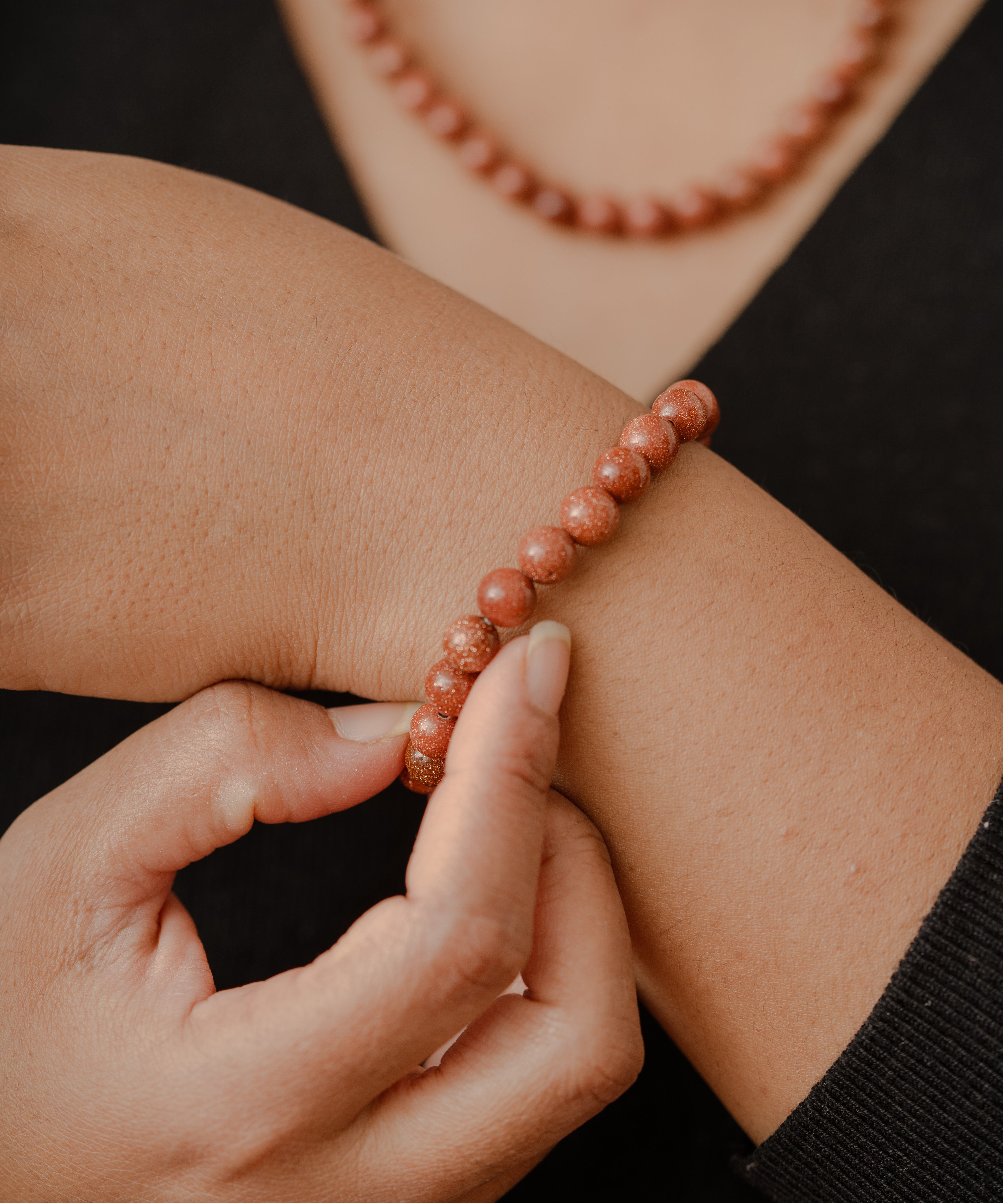 Goldstone Bracelet