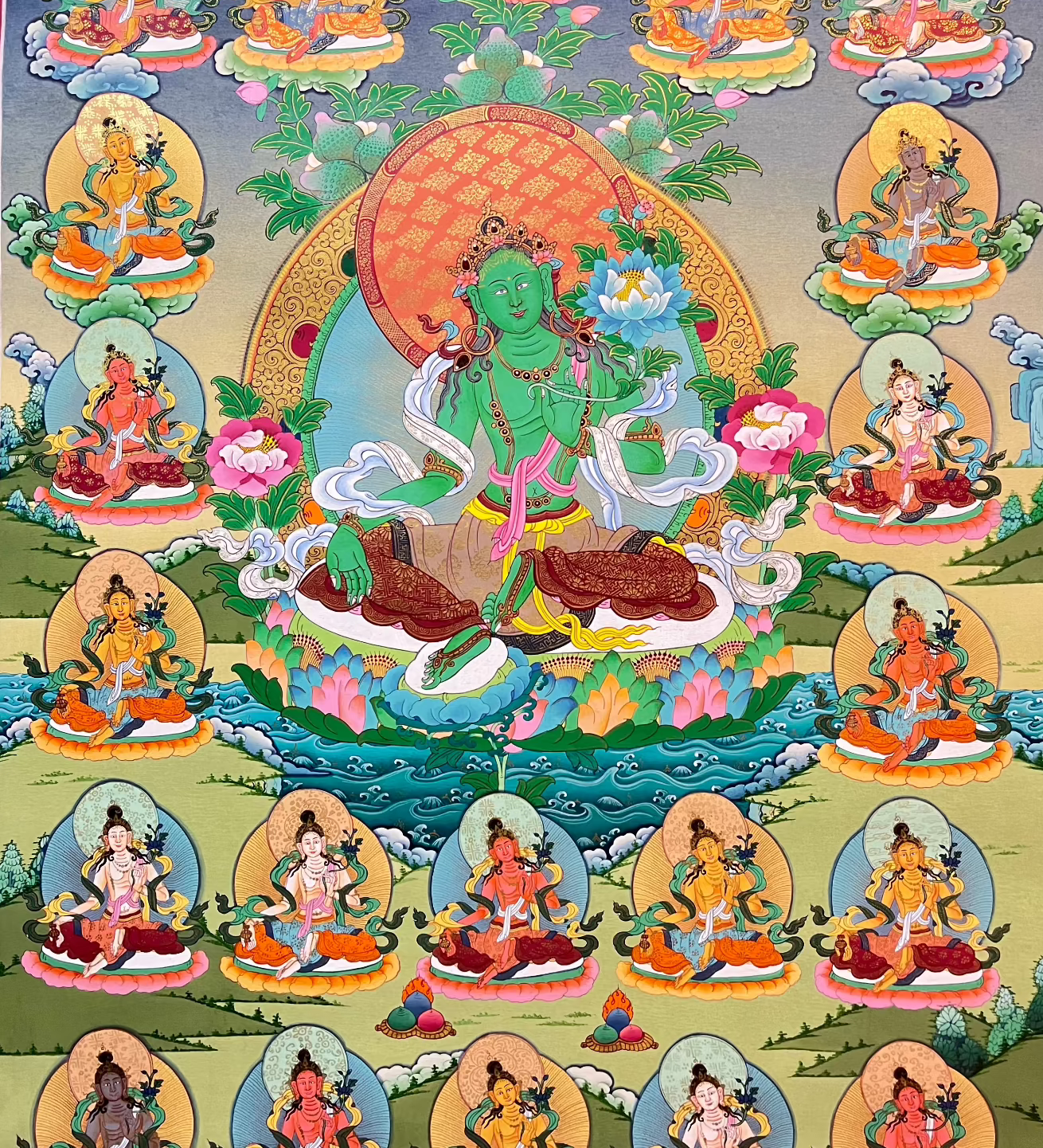 21 Tara Thangka Painting