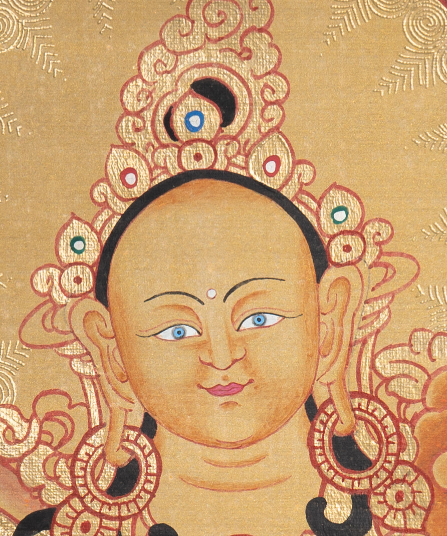 Green Tara Thangka - Sacred Painting
