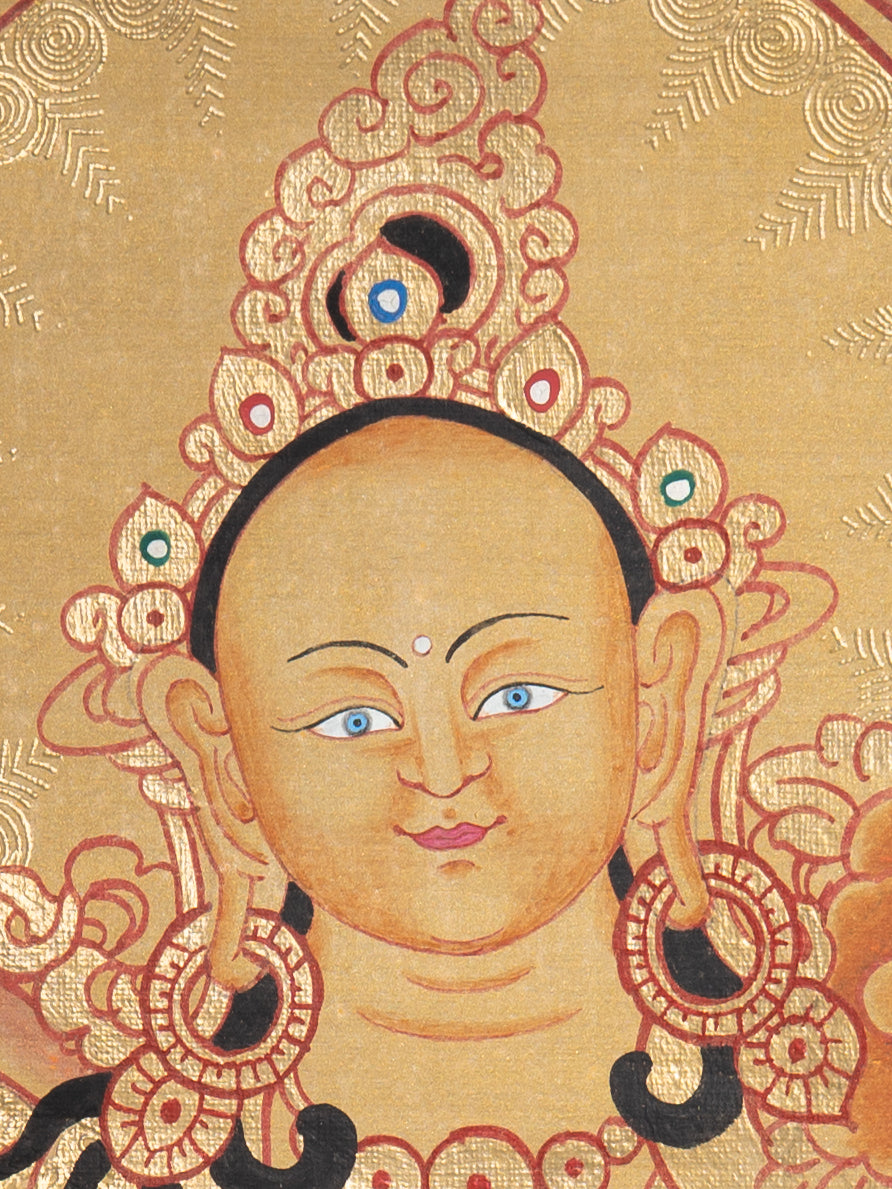 Green Tara Thangka - Sacred Painting