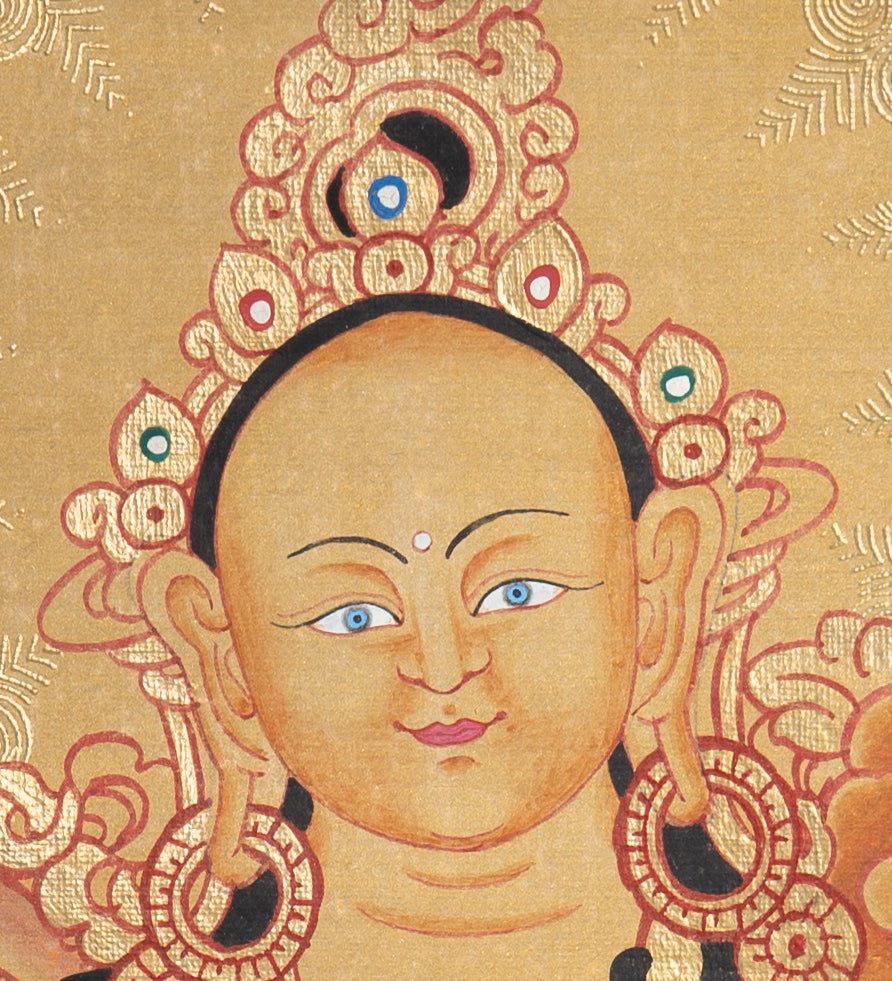 Green Tara Thangka - Sacred Painting
