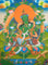 Green Tara Thangka Painting 