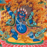 Green Tara Thangka - Sacred Painting 