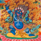 Green Tara Thangka - Sacred Painting 