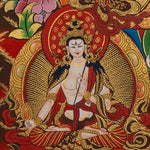 Green Tara – Handpainted Tibetan Thangka