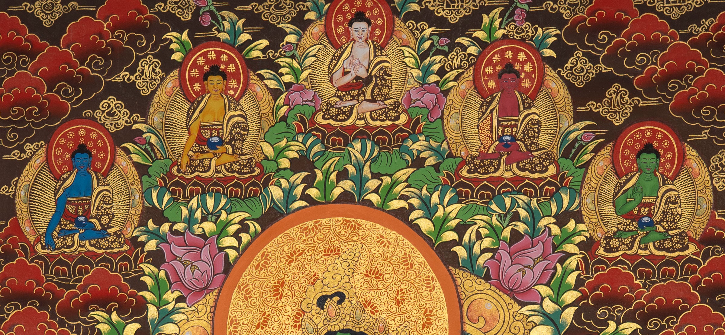 Green Tara – Handpainted Tibetan Thangka