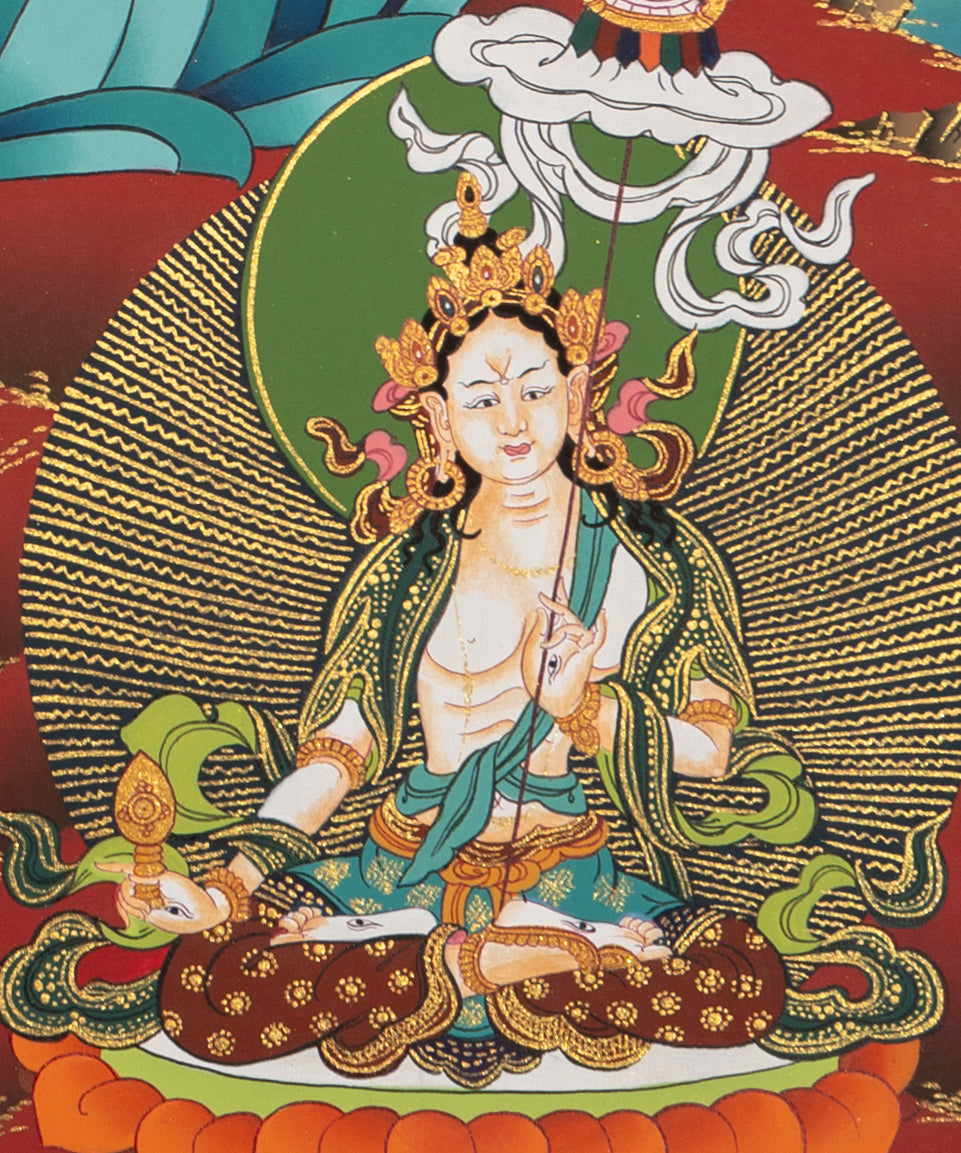 Green Tara Buddhist Wall Art