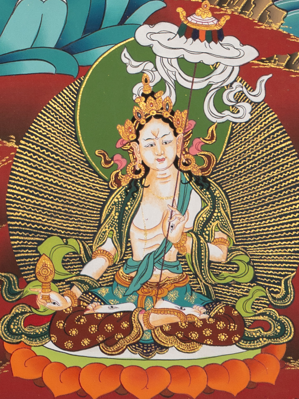 Green Tara Buddhist Wall Art