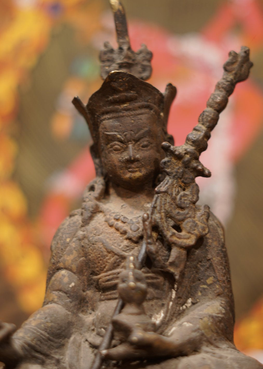Antique Statue of Guru Rinpoche.