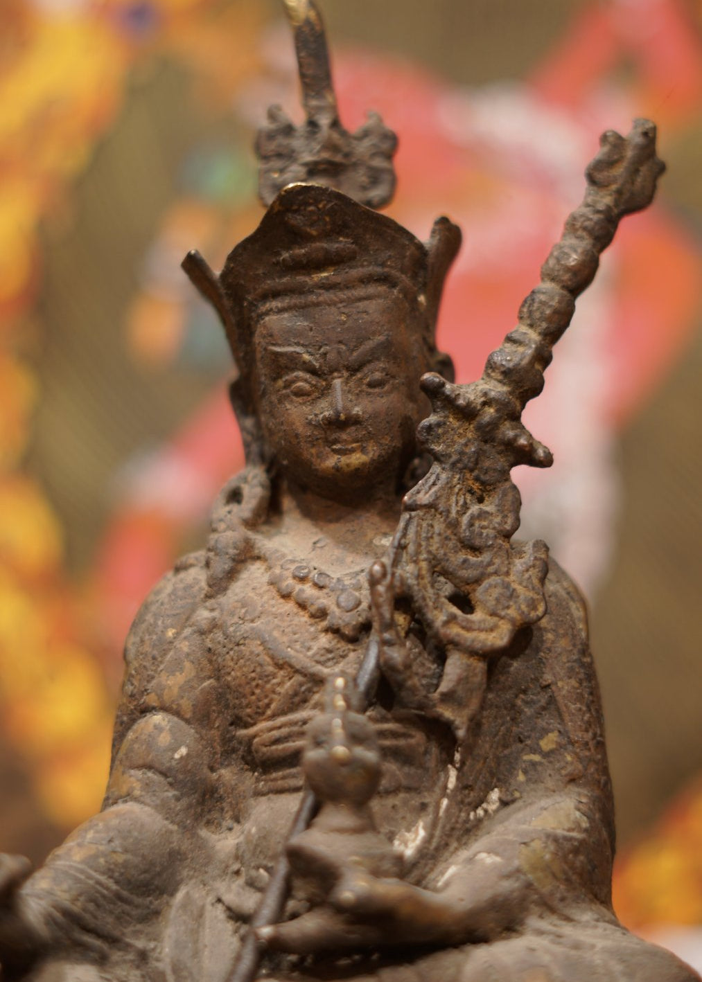 Antique Statue of Guru Rinpoche.