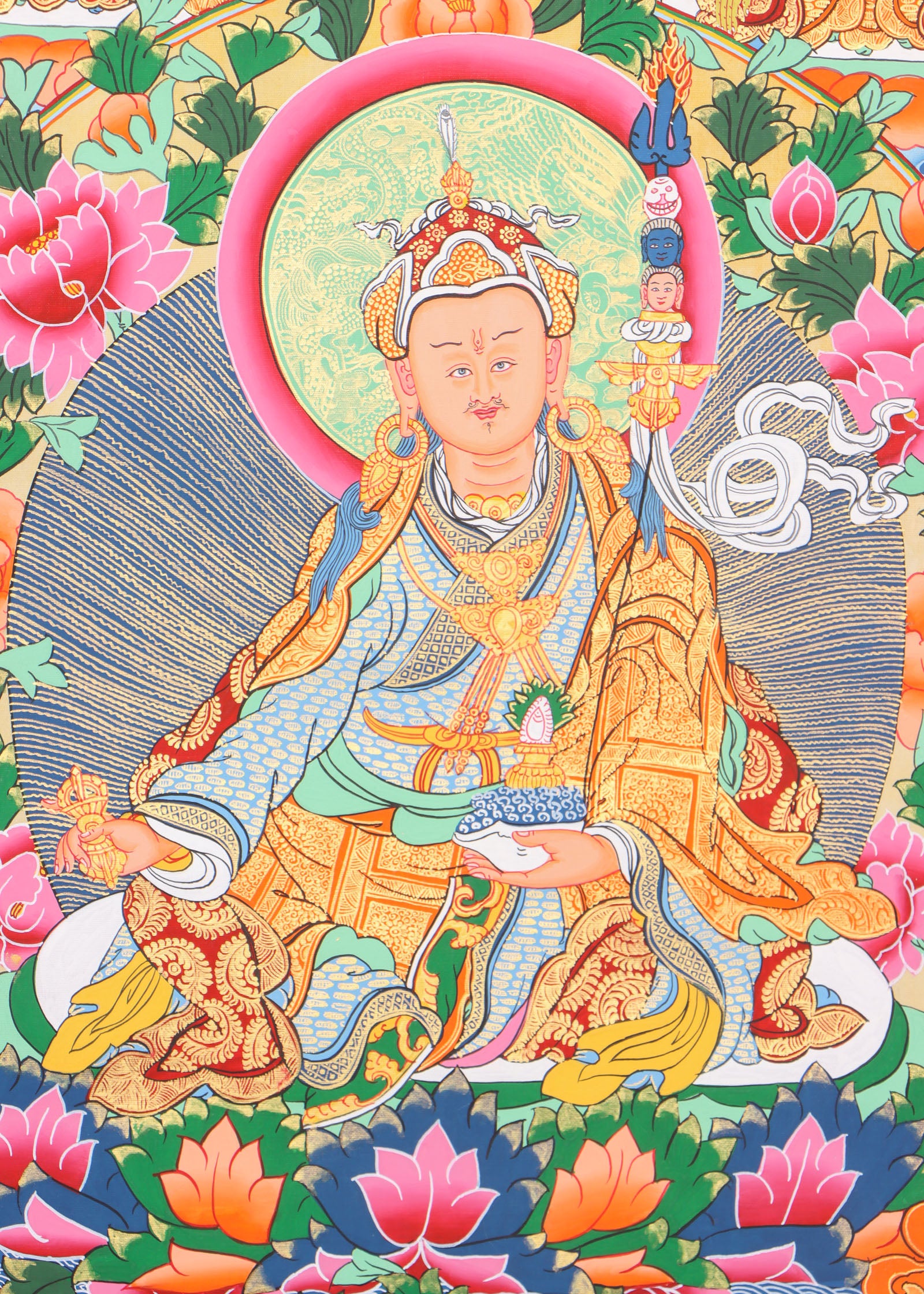 8 Manifestation of Guru Padmasambhava- Dorje Drolo, Shakya Senge, Nyigma Odzer, Pema , Lodan Choske ,Urgyan Dorje Change