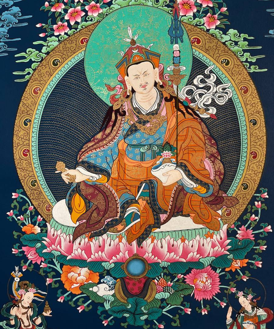 Guru Rinpoche Thangka - Sacred painting