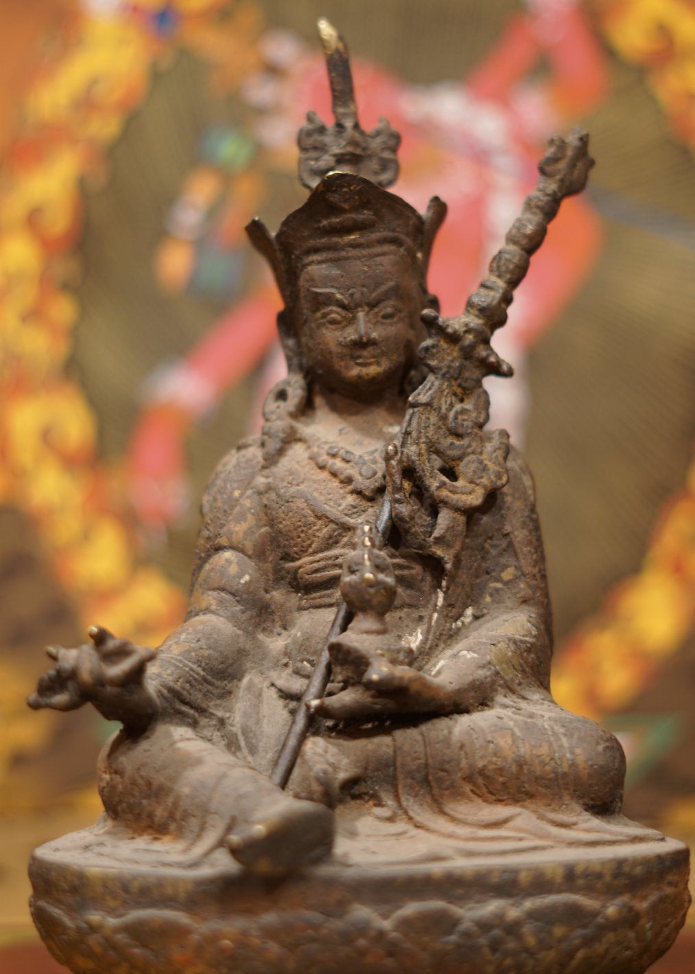 Antique Statue of Guru Rinpoche.