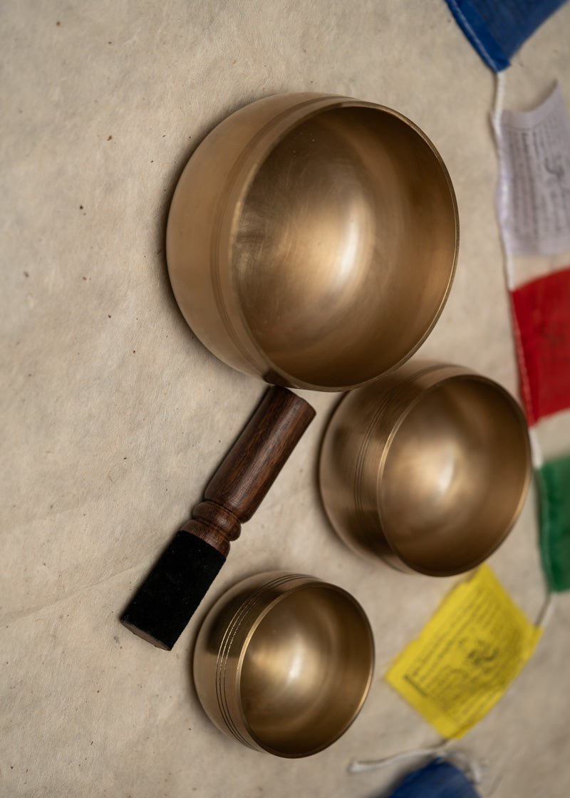 3 Singing Bowl set
