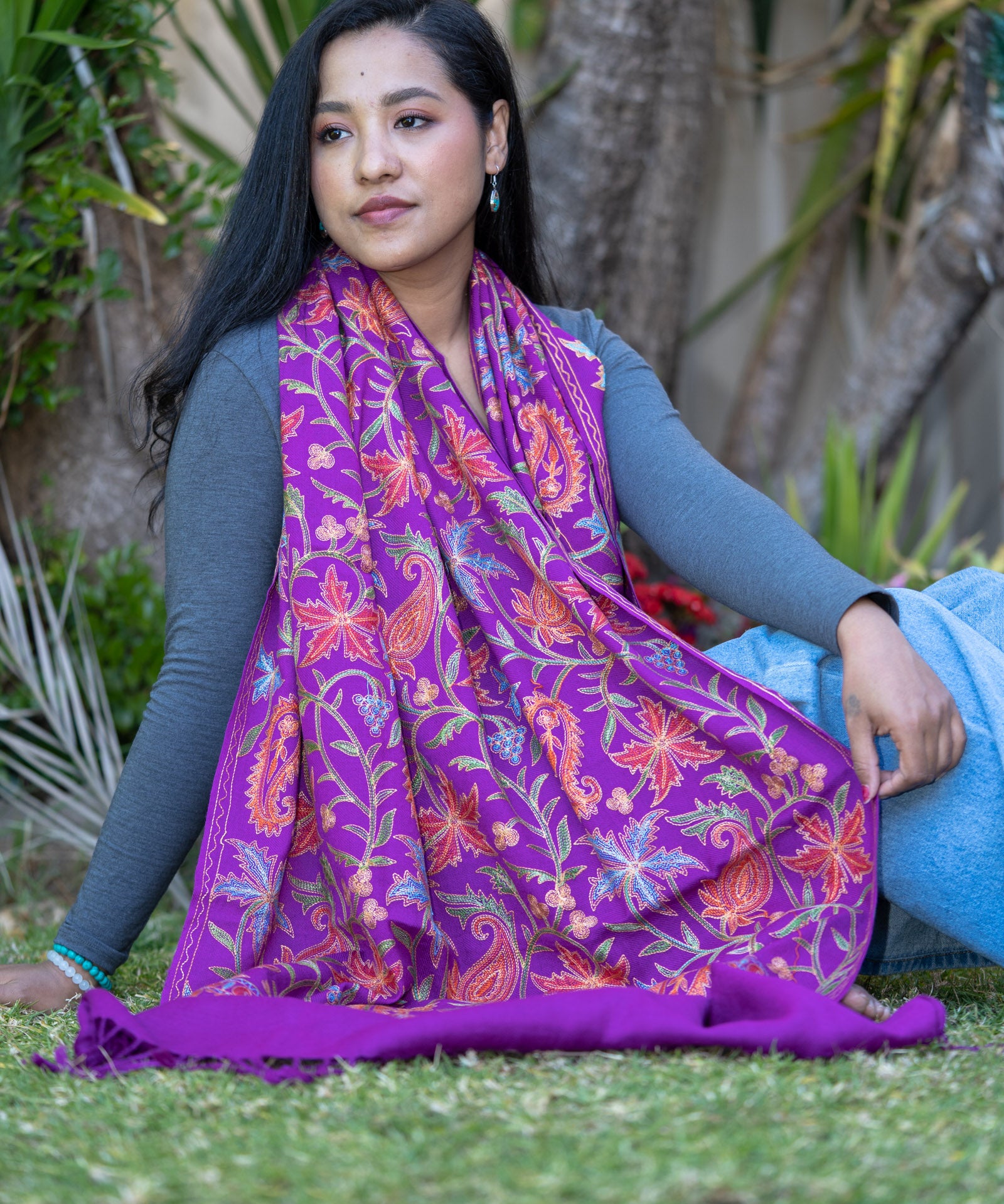 Cashmere Pashmina Shawl for Women