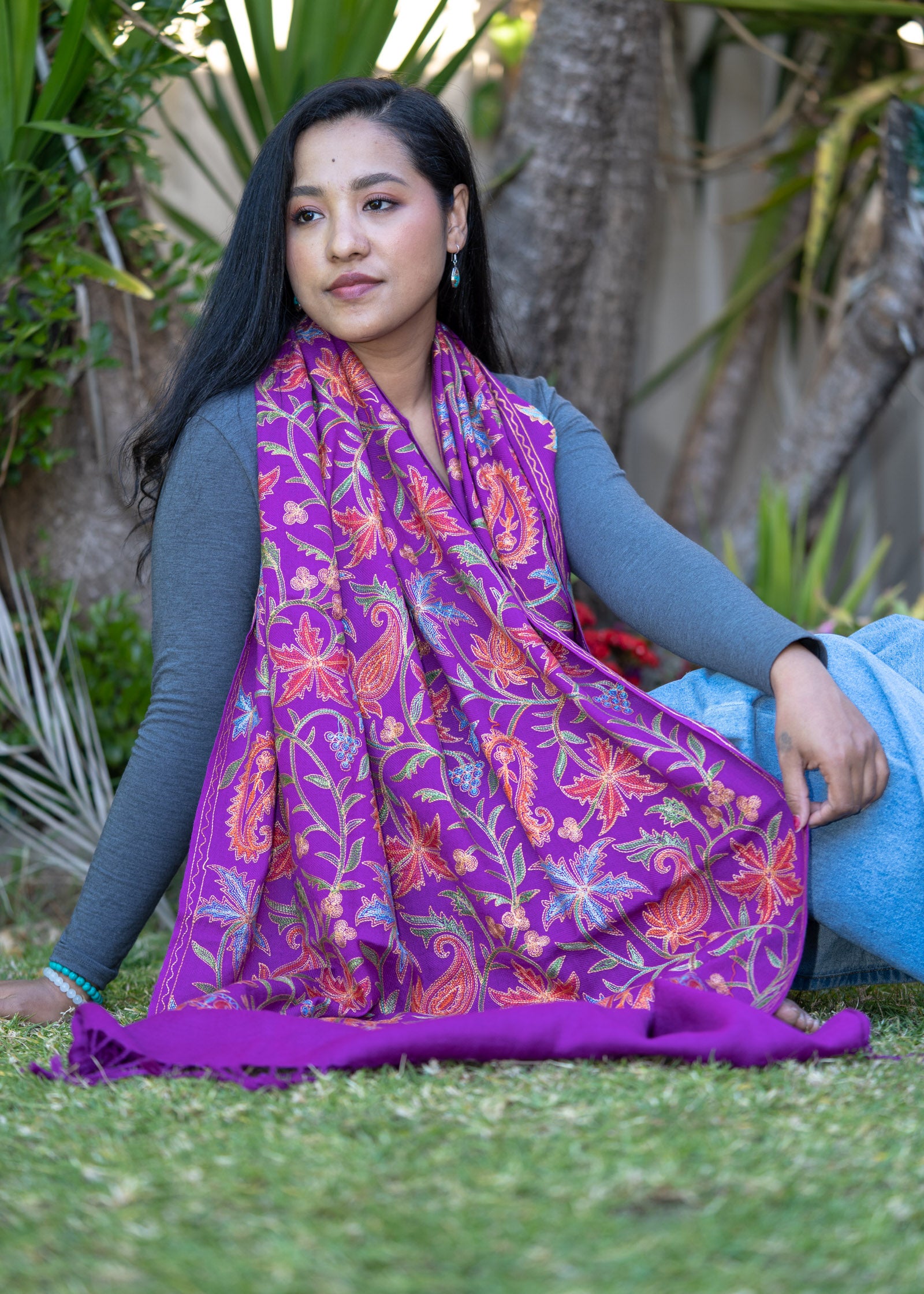 Cashmere Pashmina Shawl for Women