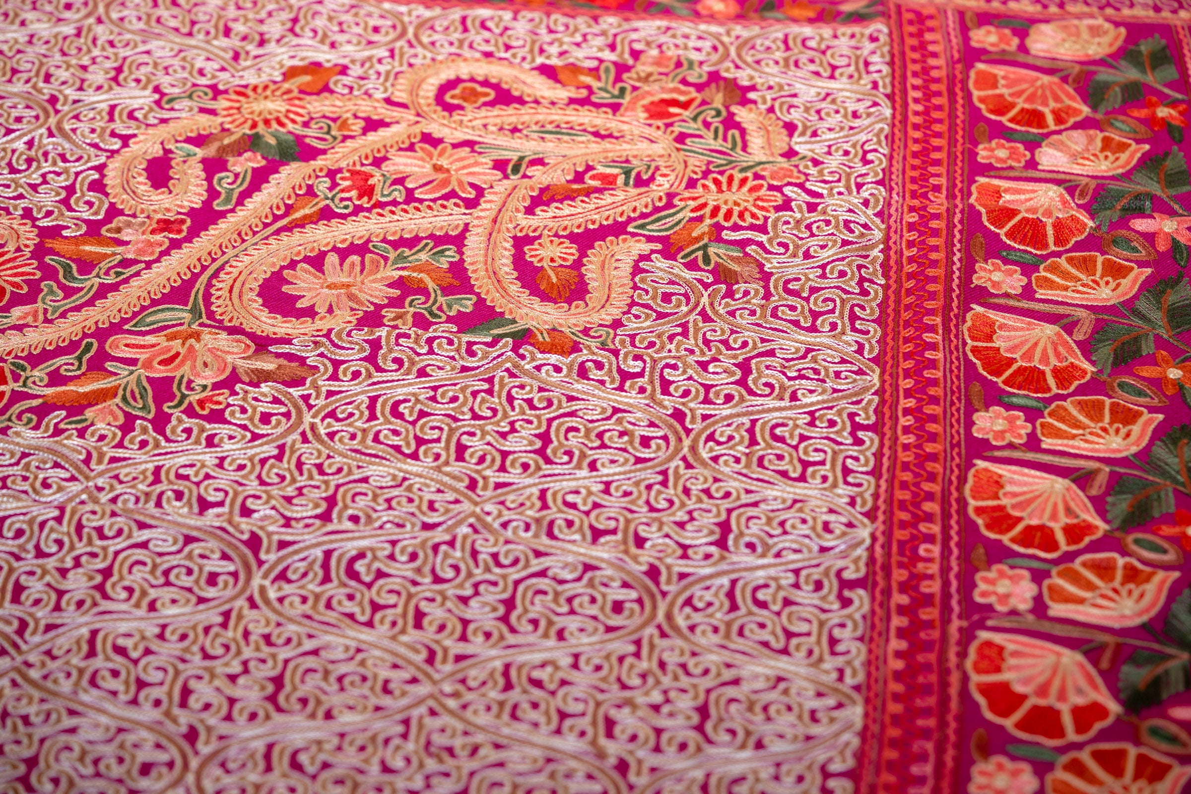 Heavy Embroidery Pashmina Shawl