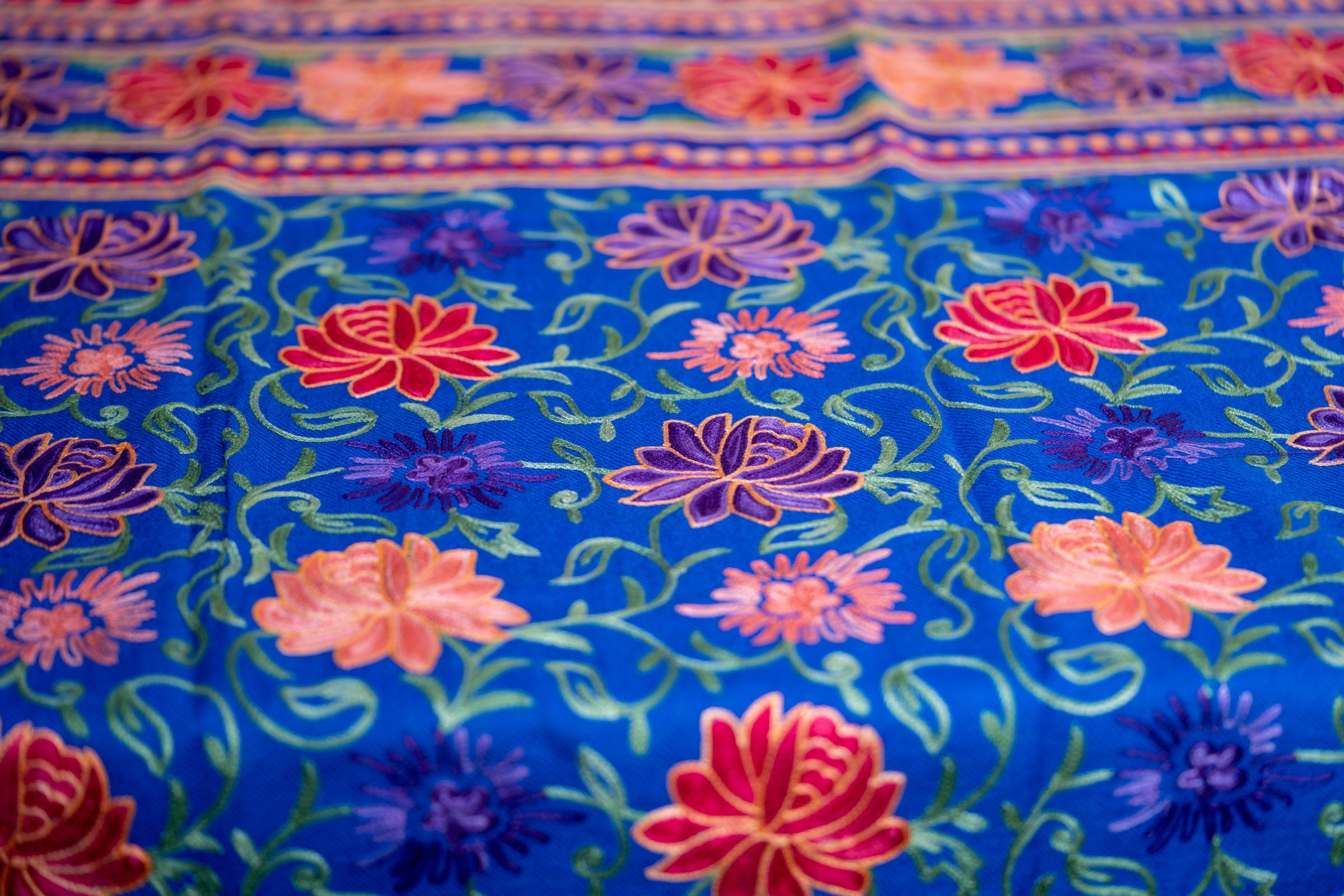 Floral Pattern Pashmina Shawl for everyday wear.
