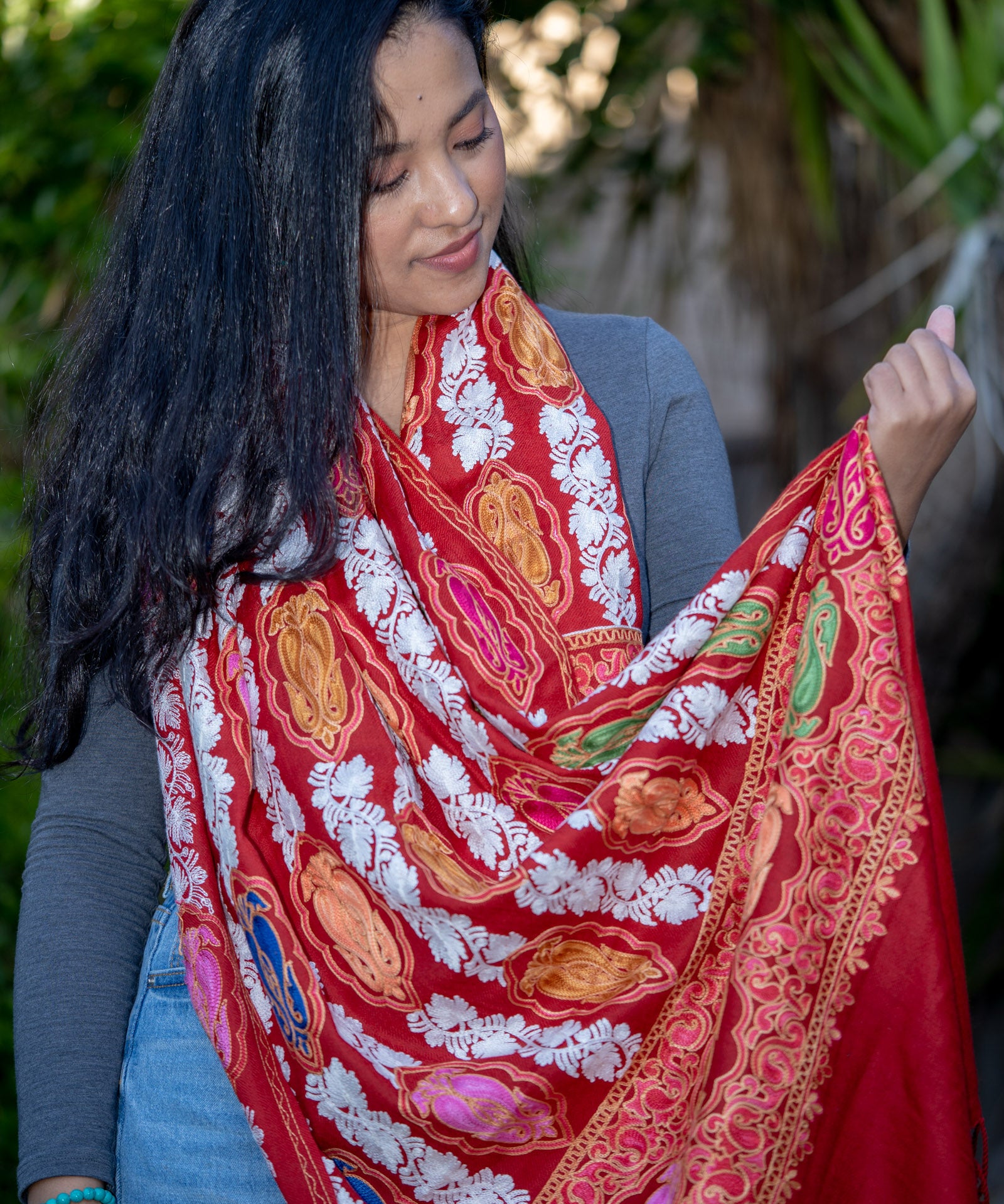 Beautiful Cashmere Pashmina Shawl for wedding.