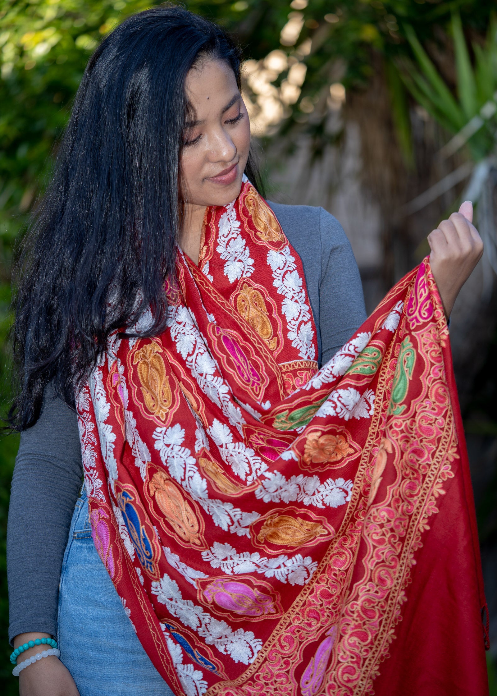 Beautiful Cashmere Pashmina Shawl for wedding.