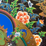 Green Tara Thangka Painting 