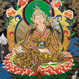 Handpainted Guru Rinpoche Thangka Painting-Pema Gyalpo