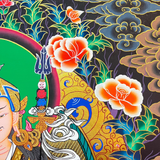 Handpainted Guru Rinpoche Thangka Painting