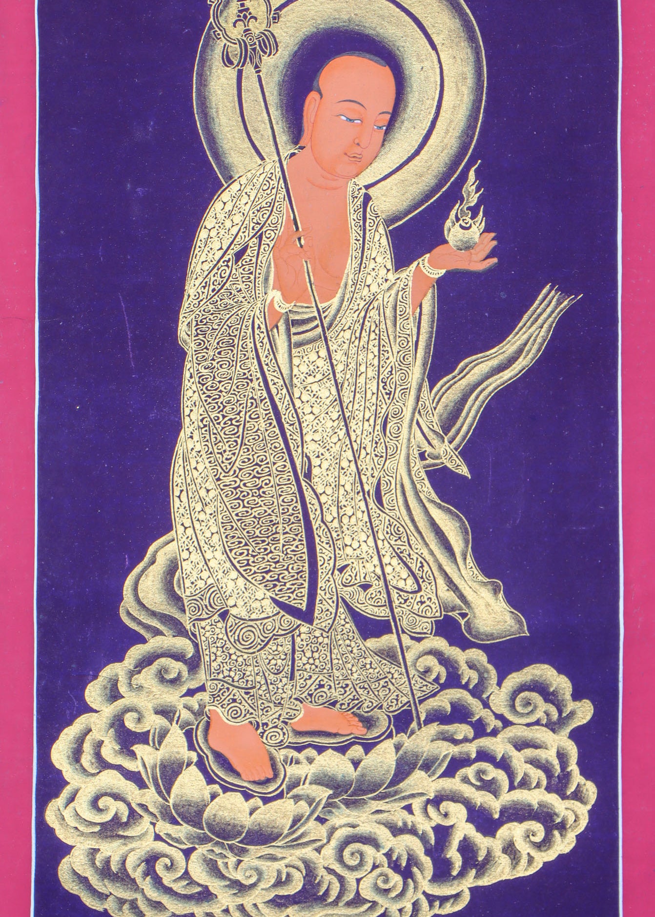  Japanese Buddha Thangka Painting for wall decor.