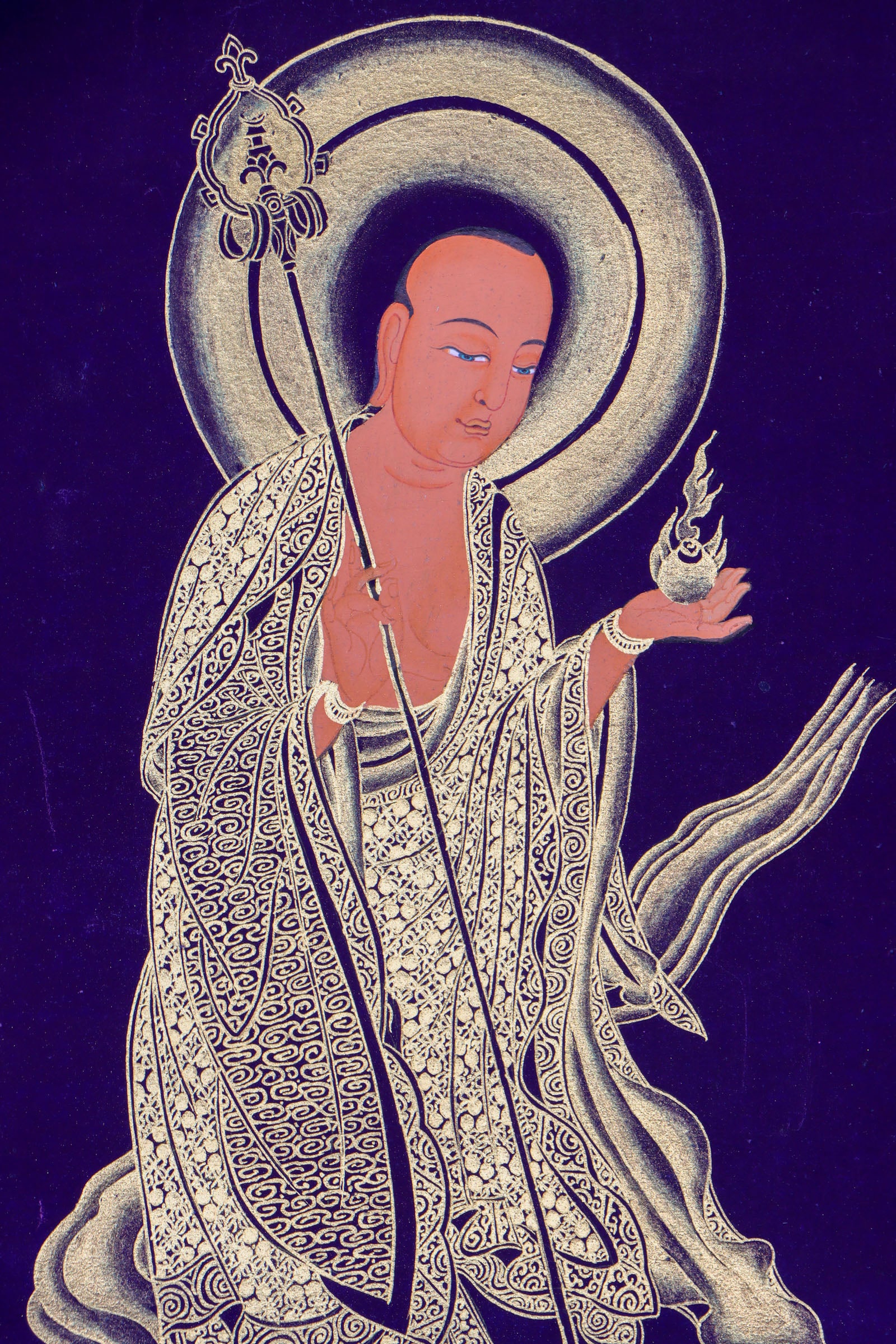  Japanese Buddha Thangka Painting for wall decor.