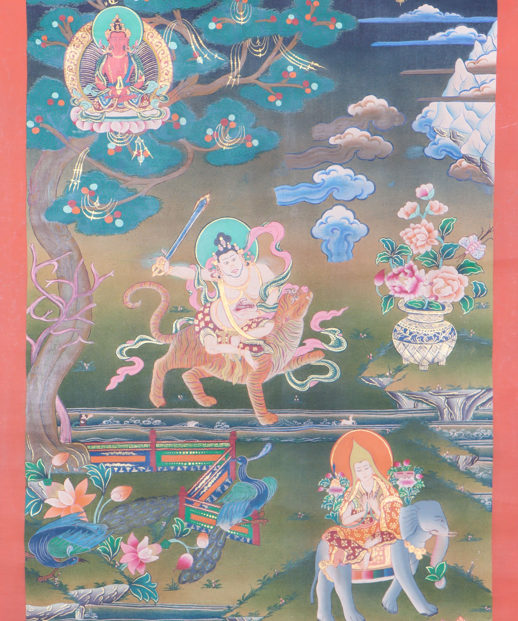 Kuber Thangka for wealth and  prosperity.