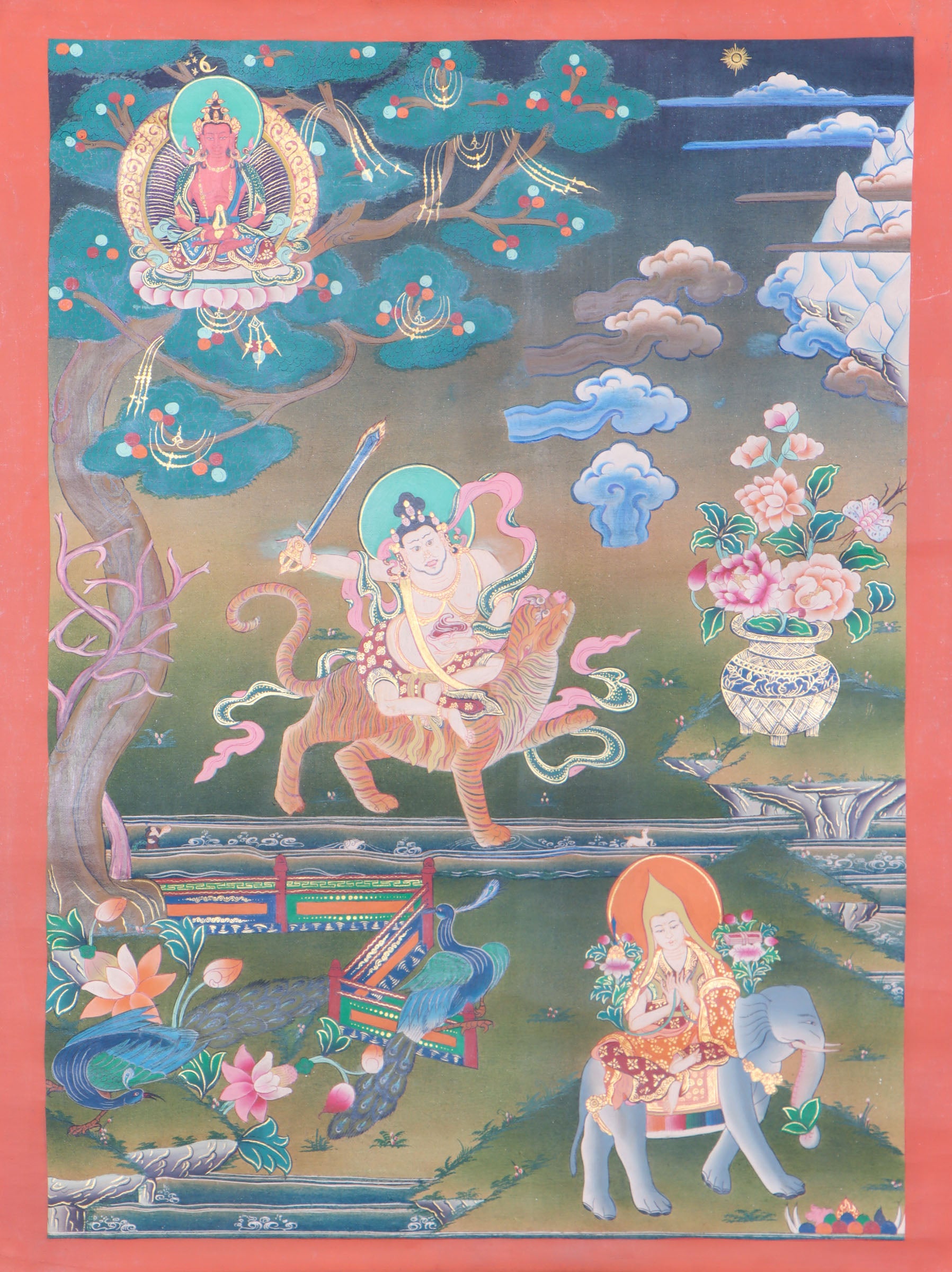 Kuber Thangka for wealth and  prosperity.