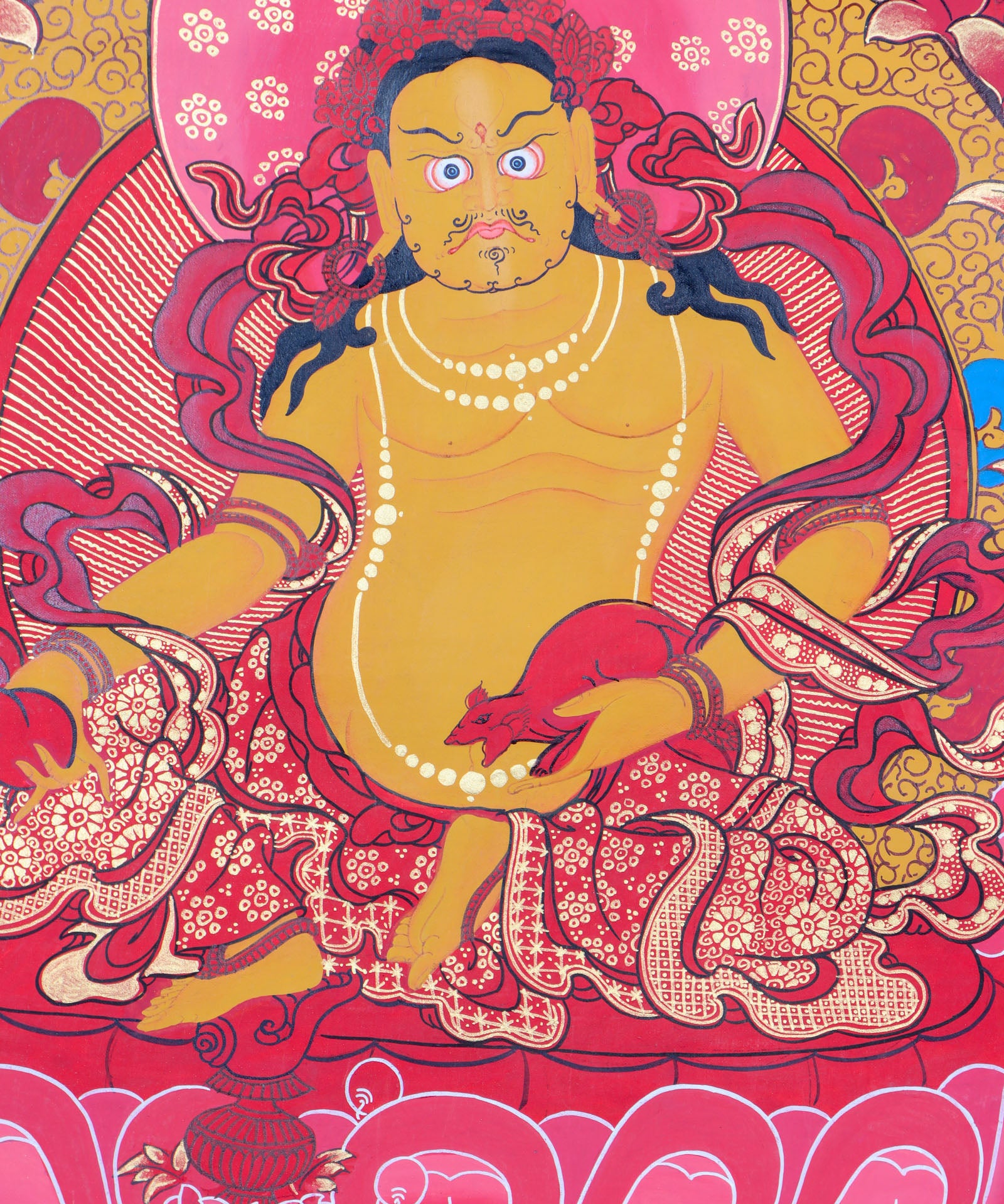 Kuber Thangka Paintings facilitate meditation and transformation of the Mind and Body.
