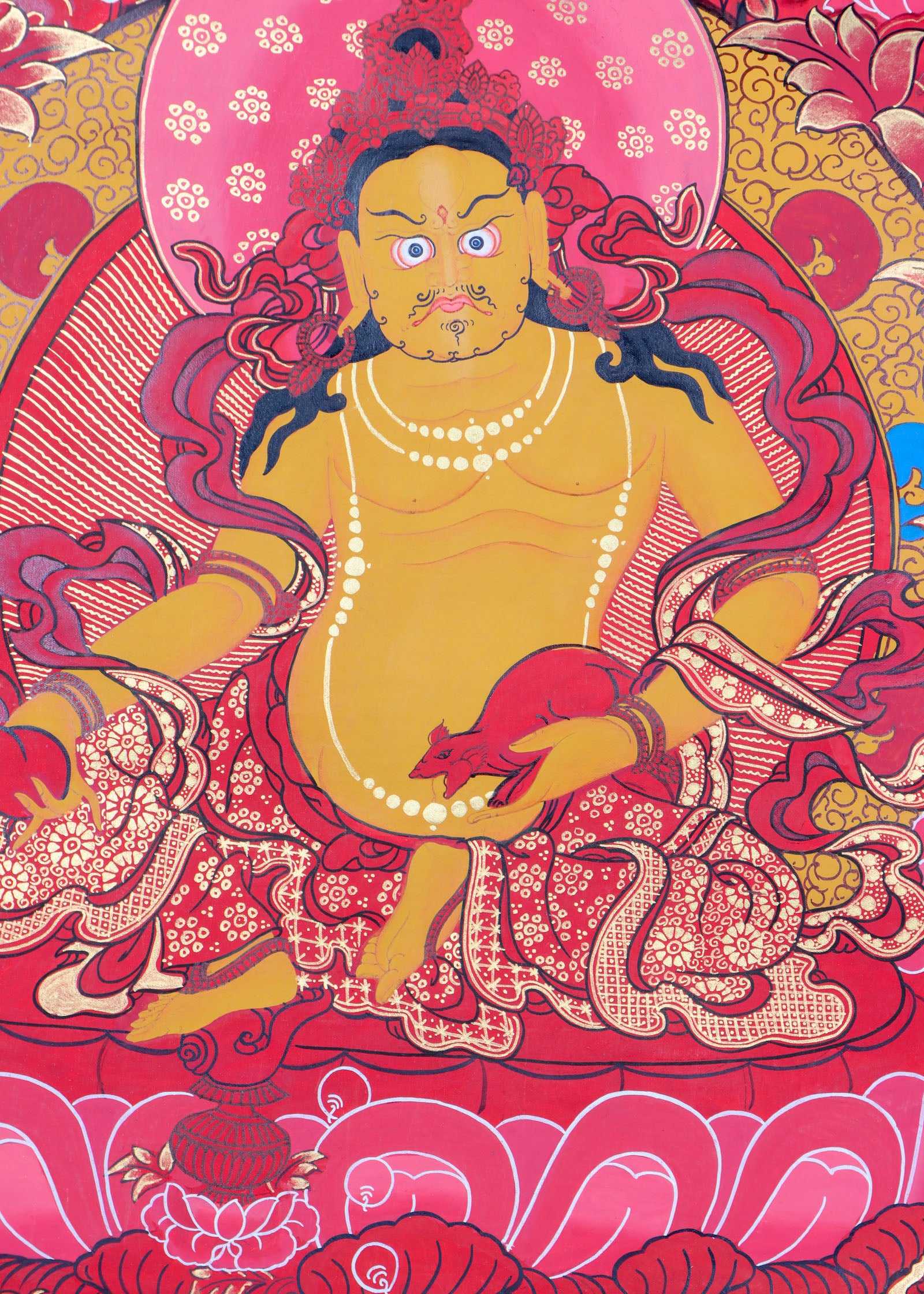 Kuber Thangka Paintings facilitate meditation and transformation of the Mind and Body.