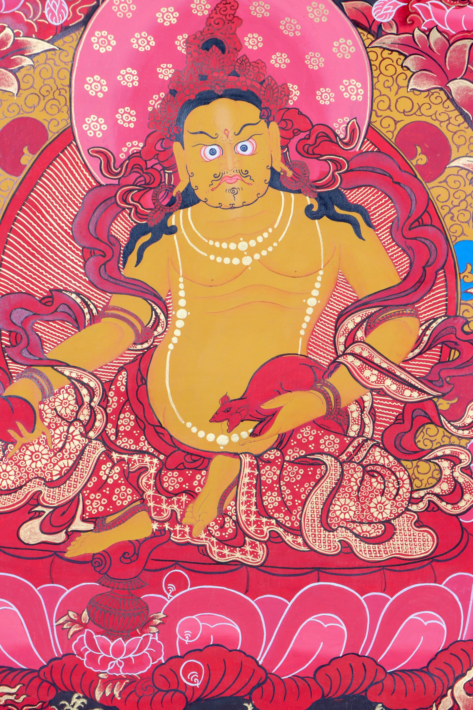 Kuber Thangka Paintings facilitate meditation and transformation of the Mind and Body.